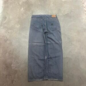 Vintage polo Ralph Lauren men's striped 5 pocket carpenter jeans baggy skater 34